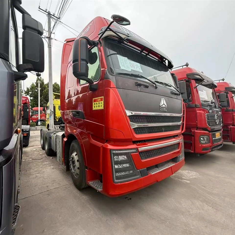 Used Howo TH7 Tractor Head 2023‑03, Weichai 14T 610HP, Sinotruk 7th Gen Automatic Gearbox With Retarder, Rear Axle Ratio 2.71, Euro 6 high quality